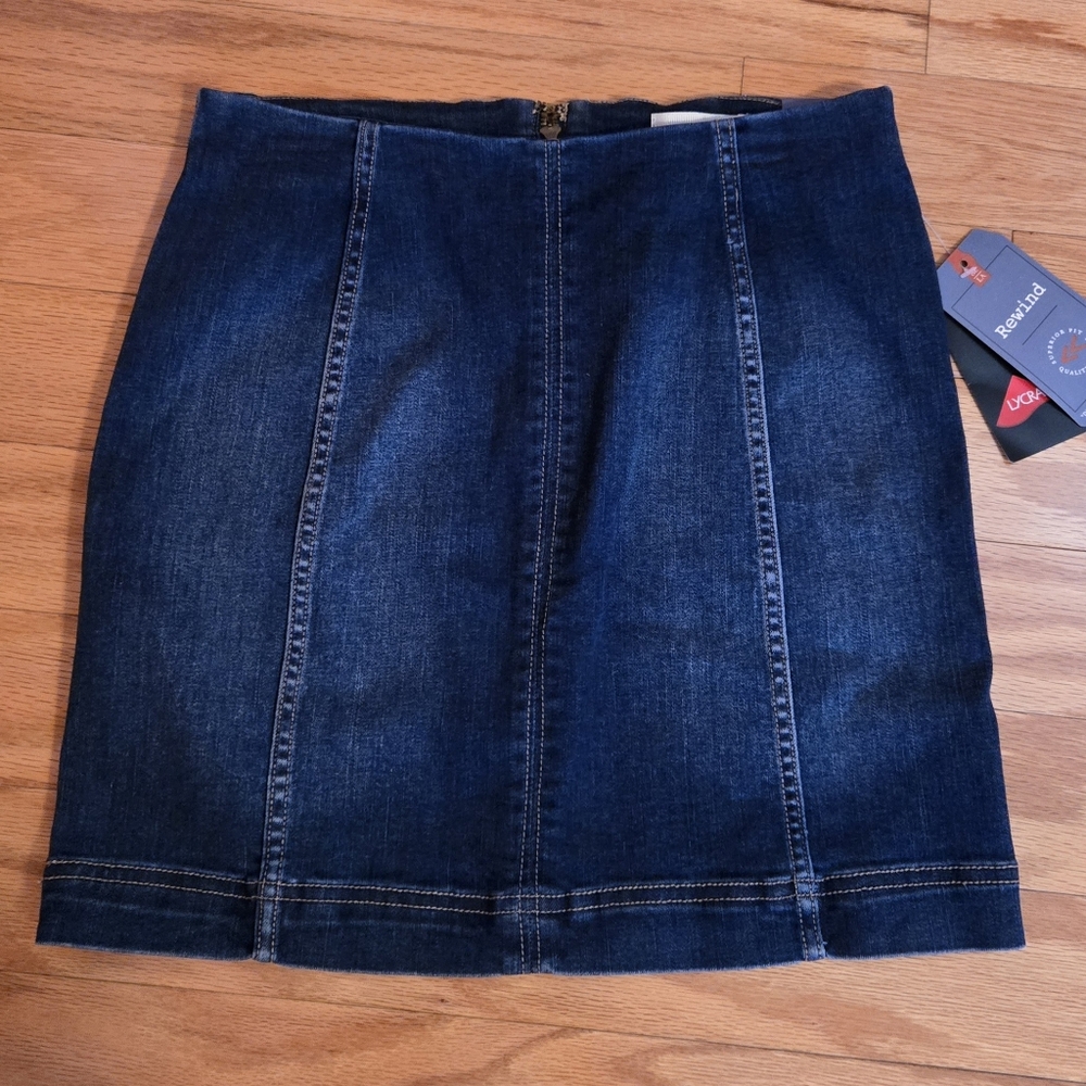 Denim Blue Skirt